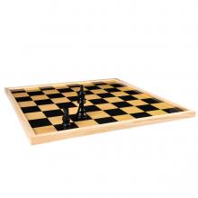 Schach und Checker Holzbrett