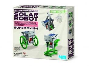 3-in-1 solarbetriebener Roboter