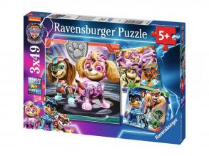 Puzzle 3x49 Teile - Paws Patrol der Film