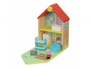 Peppa Pig: Familienhaus aus Holz zum Öffnen mit Peppa Pig-Figur