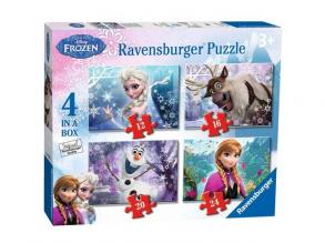 Disney: Der Eiszauber 4-in-1 Puzzle-Set - Ravensburger