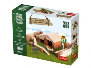 Brick Trick Wir bauen mit Ziegeln: Hundehaus-Bauspiel - Trefl