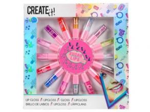 Canenco: Create It! Mini-Lipgloss-Set mit 16 Stück