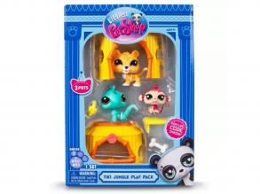 Littlest Pet Shop: 3er-Pack Figuren Set 1 - Dschungel