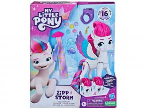 My Little Pony: Style of the Day - Zipp Storm 16-teiliges Figurenset mit Aufklebern und Zubehör Hasbro