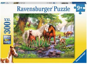 Puzzle 300 Teile - Wildpferde