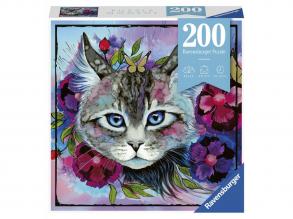 Puzzle 200 Teile - Katzenauge