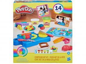 Play-Doh: Little Chef mit 5 Gläsern Play-Doh und Zubehör 255g - Hasbro