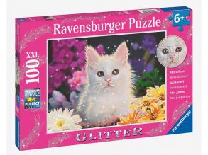 Puzzle 100 Teile - Glitzerkätzchen