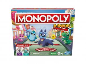 Monopoly Junior Brettspiel für Kinder in 2-in-1 - Hasbro