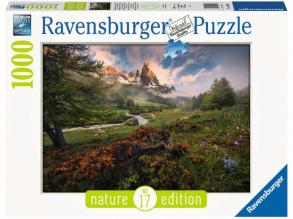 Puzzle 1000 Teile - Französische Alpen