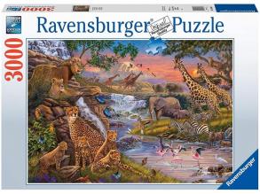 Puzzle 3000 Teile - Tierreich