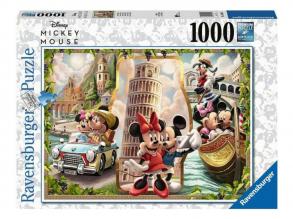 Puzzle 1000 Teile - Minnie und Mickey im Urlaub