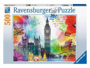 Puzzle 500 Teile - Grüße aus London