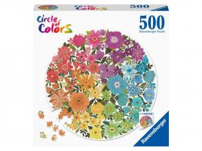 Puzzle Kreis - Blumen