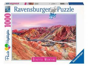 Puzzle 1000 Teile - Regenbogenberge