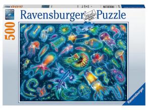 Puzzle 500 Teile - Bunte Qualle