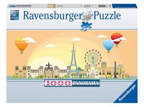 Puzzle 1000 Teile - Ein Tag in Paris