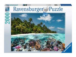 Puzzle 2000 Teile - Tauchen auf den Malediven