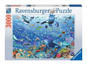 Puzzle 3000 Teile - Bunter Unterwasserspaß