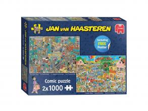 Jan van Haasteren Music Shop und Holiday Jitters, 1000 Stk.