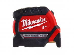 Milwaukee Premium Magnetisches Maßband 5 m / 27 mm - 1 Stück