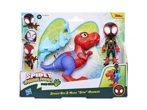 Spidey und seine wunderbaren Freunde: Spider-Rex und Miles Morales Action Figurenset- Hasbro