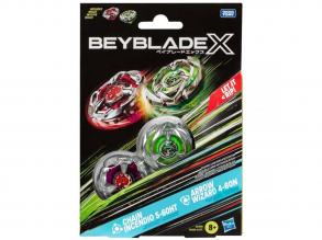 Beyblade X: Dual Pack - Chain Incendio 5-60HT und Arrow Wizard 4-60N 2er Set - Hasbro