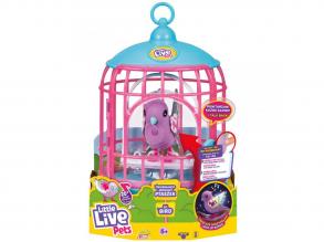 Little Live Pets: Polly der interaktive Papagei im Käfig mit Licht und Ton