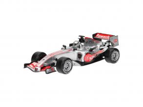 F1-Rennwagen mit Licht und Ton - Silber