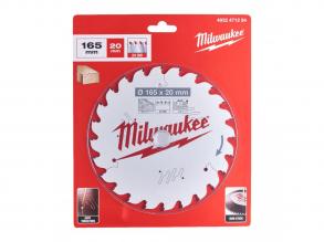 Milwaukee Kreissägeblatt für tragbare Maschinen (Holz) 165x20x2.2x24 ATB - 1 Stück