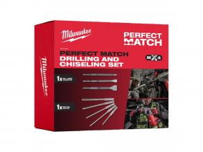 Milwaukee PERFECT MATCH SDS+ MX4 Bohrer- und Meißelset