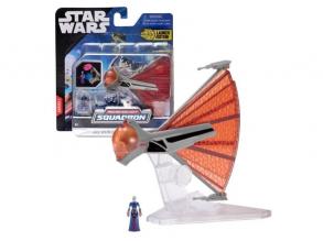 Star Wars: Raumjäger der Ginivex-Klasse und Asajj Ventress-Figur