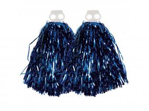 Pompons blau Unisex Erwachsene Accessoire Größe: Standard