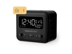 Energy Sistem DE 450930 Uhr Lautsprecher 2 Bluetooth Schwarz Wecker Lautsprecher