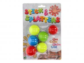 Sticky Stretch Balls, 6 Stück