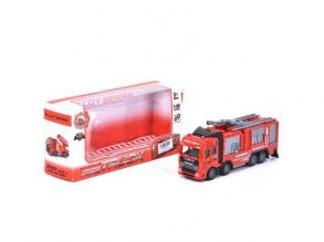 Fire Truck Vierachsiges Feuerwehrauto Metallmodell 1/43