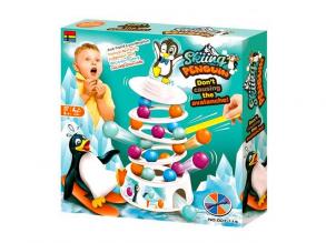 Brettspiel Skiing Penguins