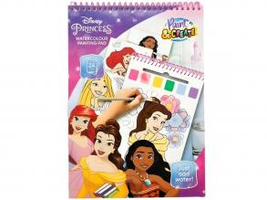 Canenco: Disney Prinzessinnen Aquarell Notizbuch