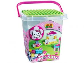 Unico: Hello Kitty Bauklotz-Set im Eimer 104Stück