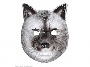 MASKE WOLF aus Plastik