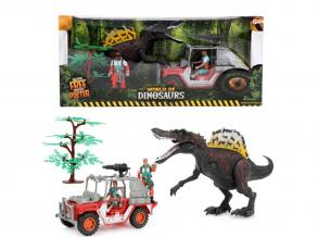 World of Dinosaurs Spielset  Jeep mit Dino