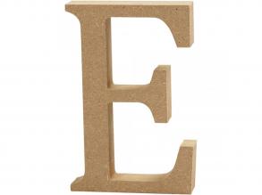 Buchstabe E MDF 13cm, 1Stk.