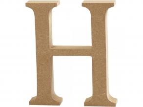 Buchstabe H MDF 13cm, 1Stk.