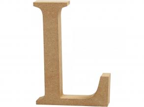 Buchstabe L MDF 13cm, 1Stk.