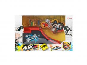 Skate-Finger-Skateboard mit Skate-Track-Set