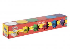 Play-Doh - Plakatfarbe 6 x 45 ml