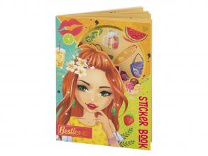 Besties - Sticker-Album A5, 8 Sticker-Bögen, 2 Bögen