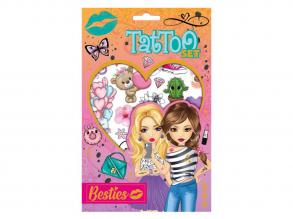 Besties - Tattoo-Set 2 Blätter (20x13 cm)