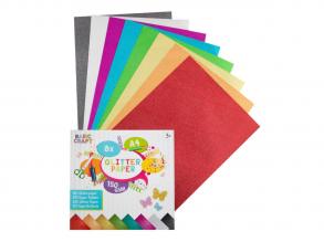 Glitzerpapier A4 8 Blatt, 150 g / m2